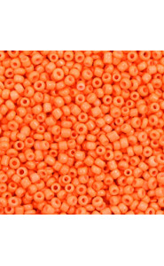 Glas rocailles kralen 11/0 (2mm) Neon orange